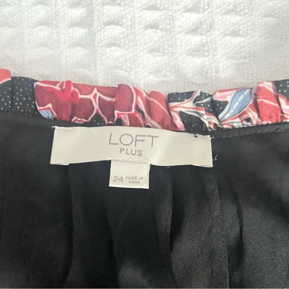 LOFT floral print long sleeve dress size 24 - Picture 1 of 2